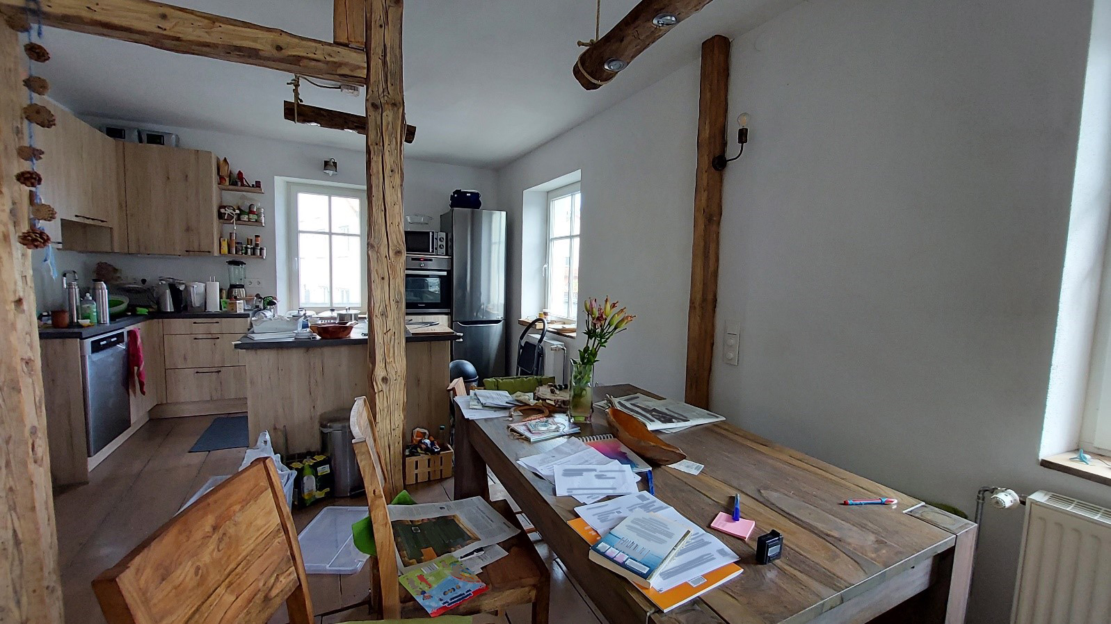 Vorherbild vor der Aufräumberatung, Aufräumen und Ausmisten