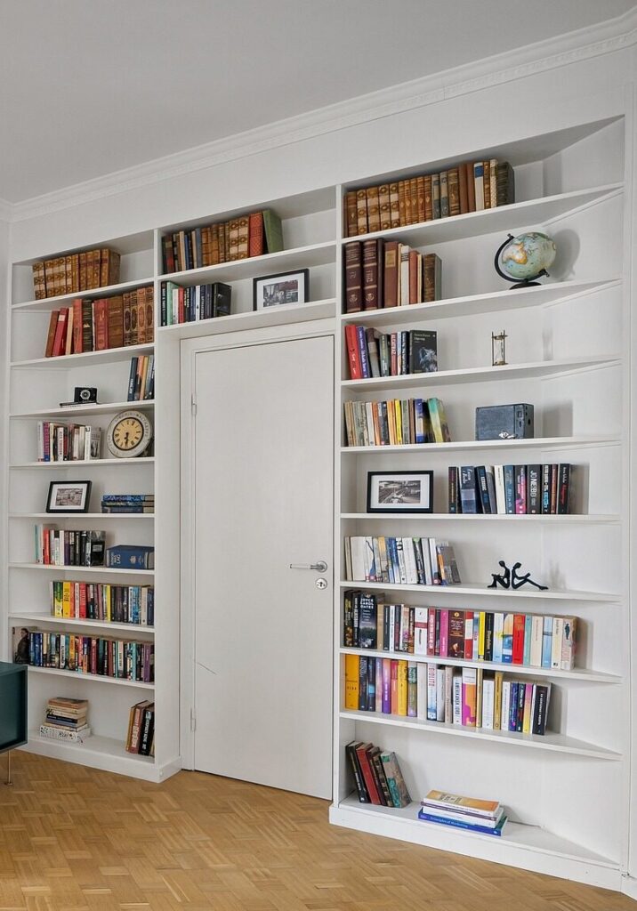 Aufräumen und Ausmisten, Bücherregal