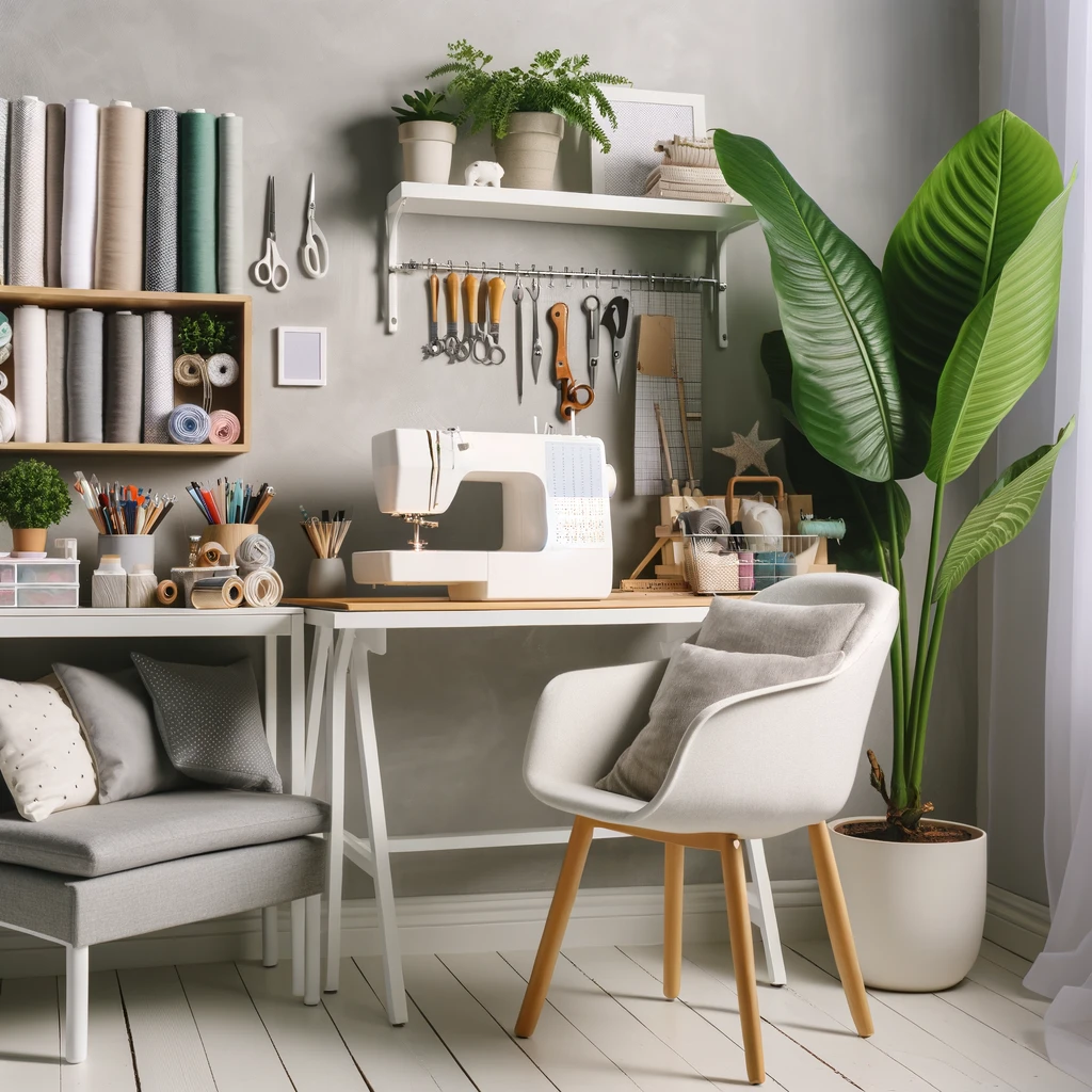 Näh- und Handarbeitsecke