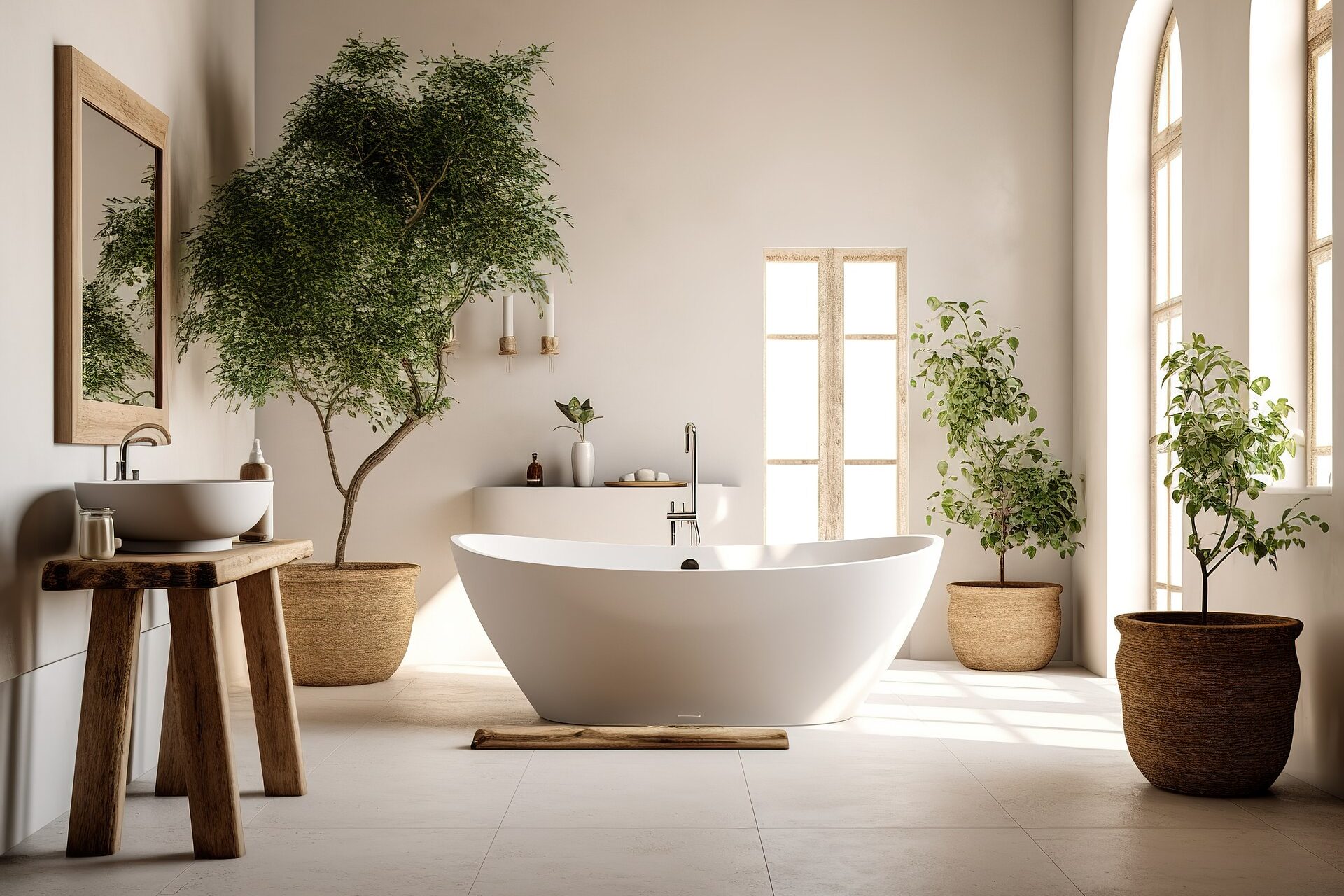 Aufräumen und Ausmisten, traumhaftes Wohnbad