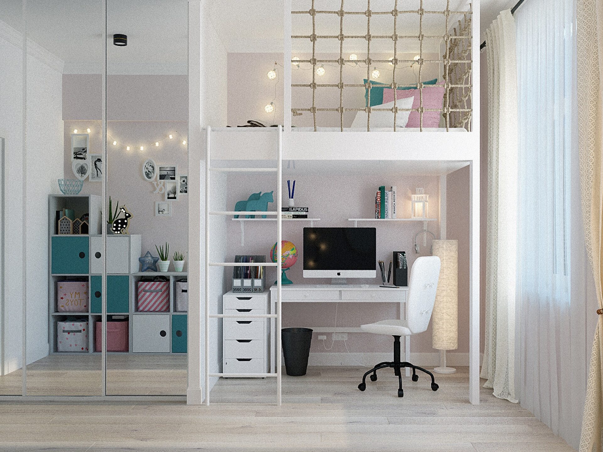 Aufräumen und Ausmisten, ordentliches Kinderzimmer